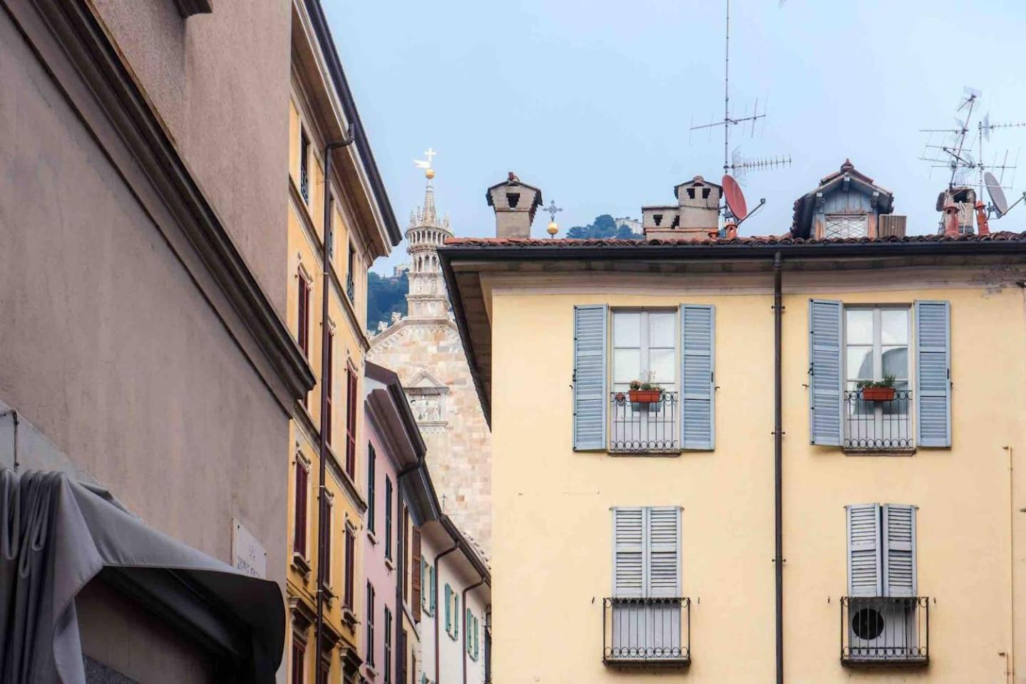 In-Town Como Lägenhet Exteriör bild